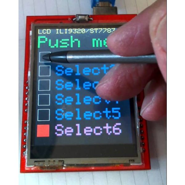 Arduino Touch Screen Displays