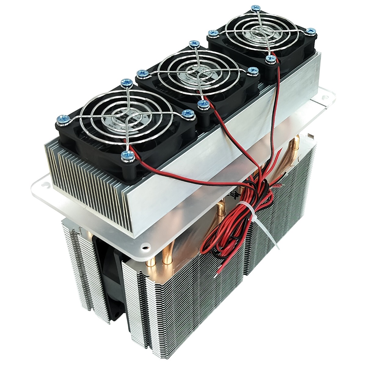 140W 12V ThermoElectric Peltier Air Cooling Heating For Small Refrigeration Panel Mount DIY KIT