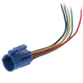 ProMax 16mm Push Button Switch Socket Connector 5-pin Wire Harness for Metal switches