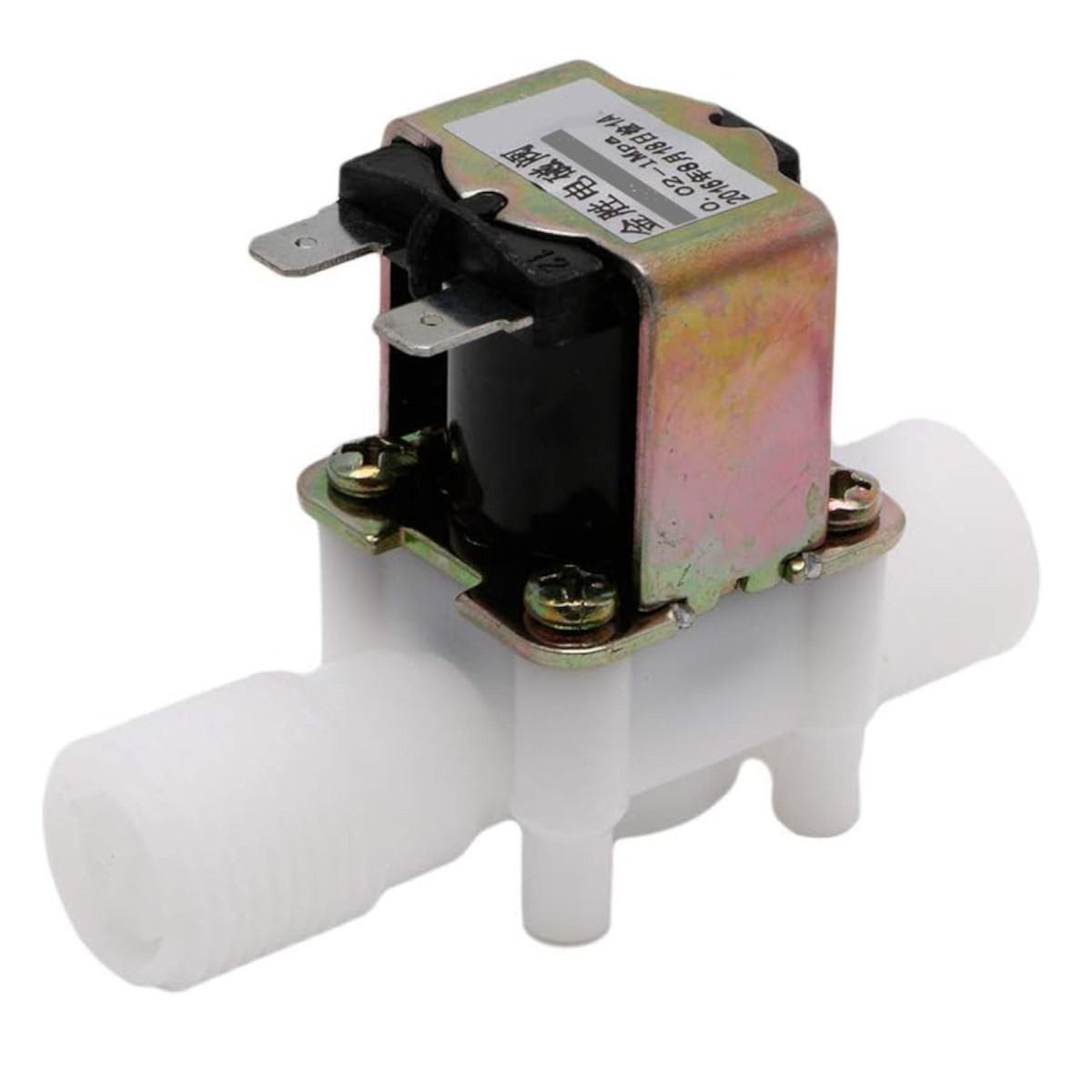 Solenoid Valve 24V DC 0.5 inch (1/2") - Industrial Water Flow Control Switch (Normally Closed)