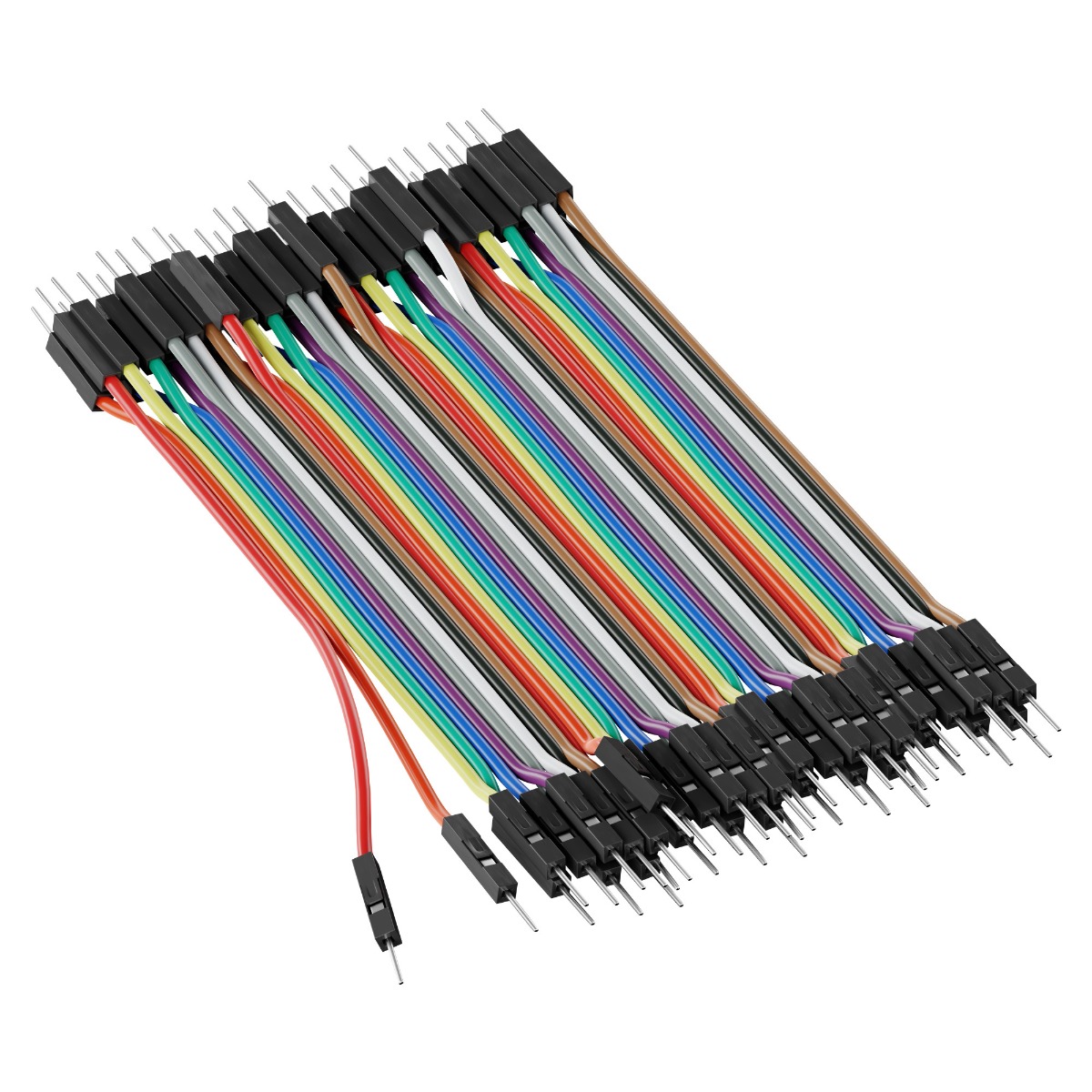Male To Male Jumper Wires 40 Pcs 10cm