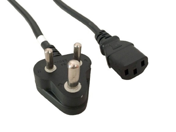 5A 3 Pin AC Power Cable 1.8m Length IEC C13 Cord