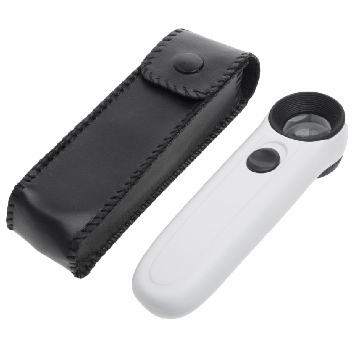 MG6B-1B 40x Hand-Held Portable Mini Magnifier Lens With LED