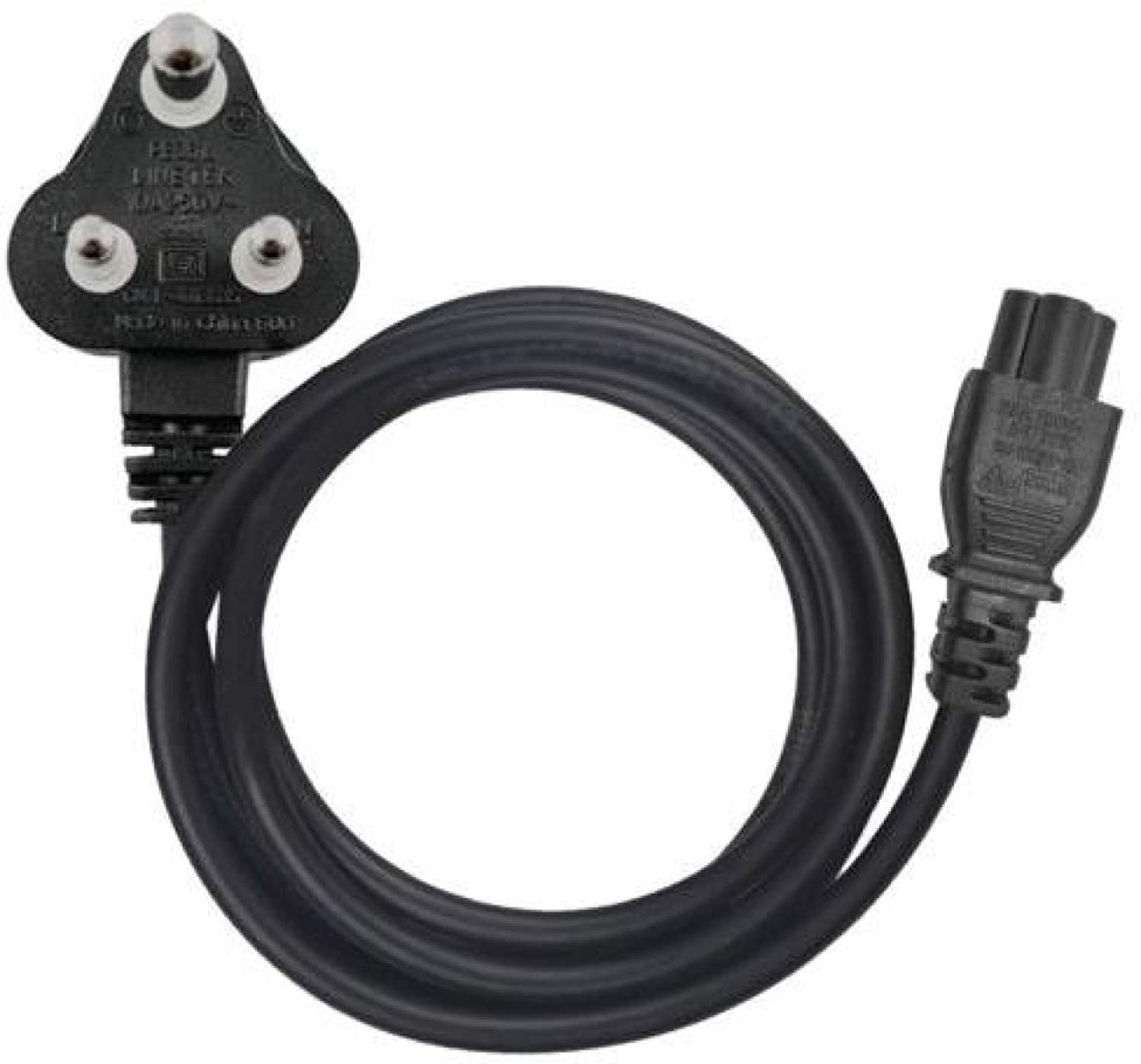 5A 3 Pin AC Power Adapter IEC-C6 Cord Cable for Laptop