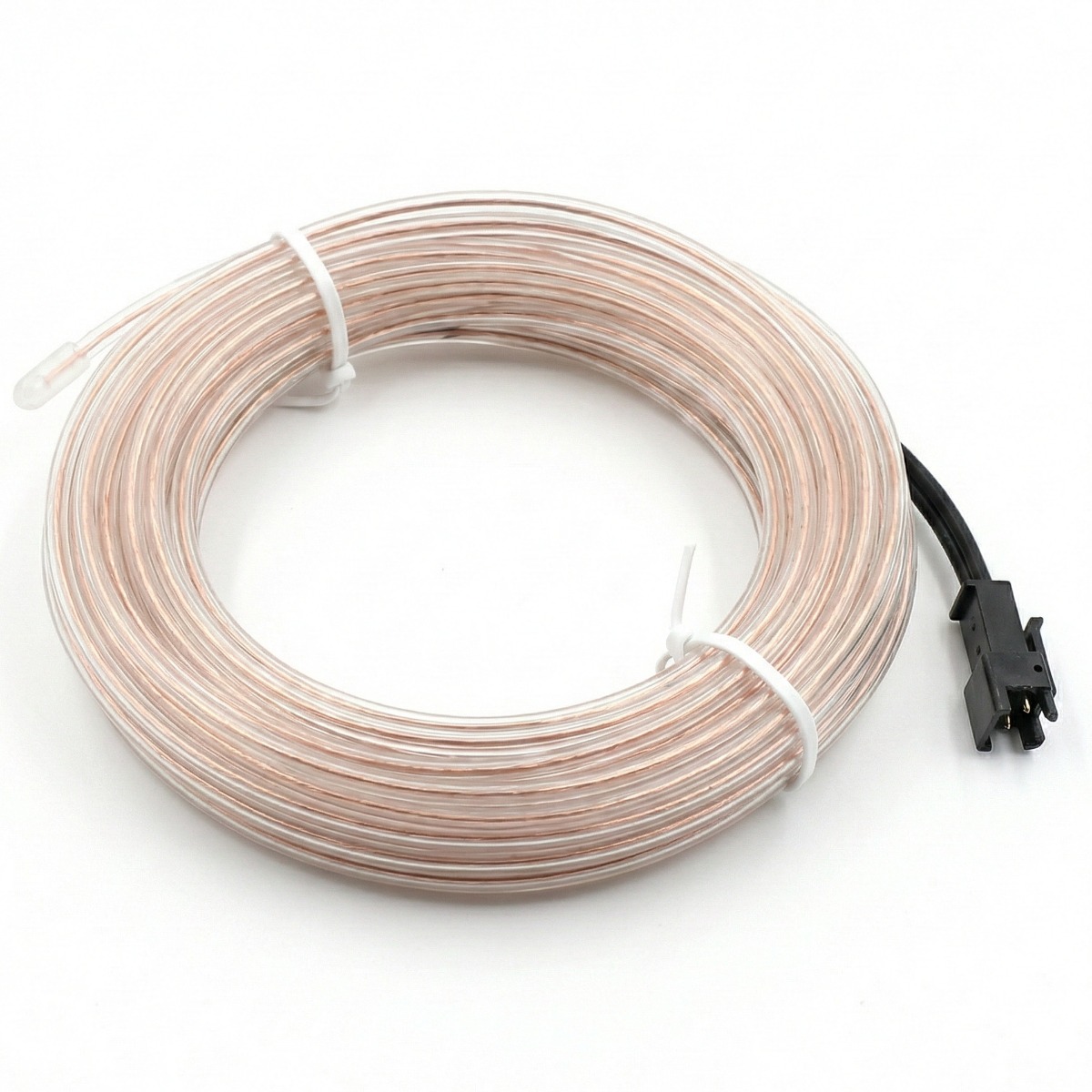 5M EL Wire Neon Light Flexible Rope Tube - White (Waterproof)