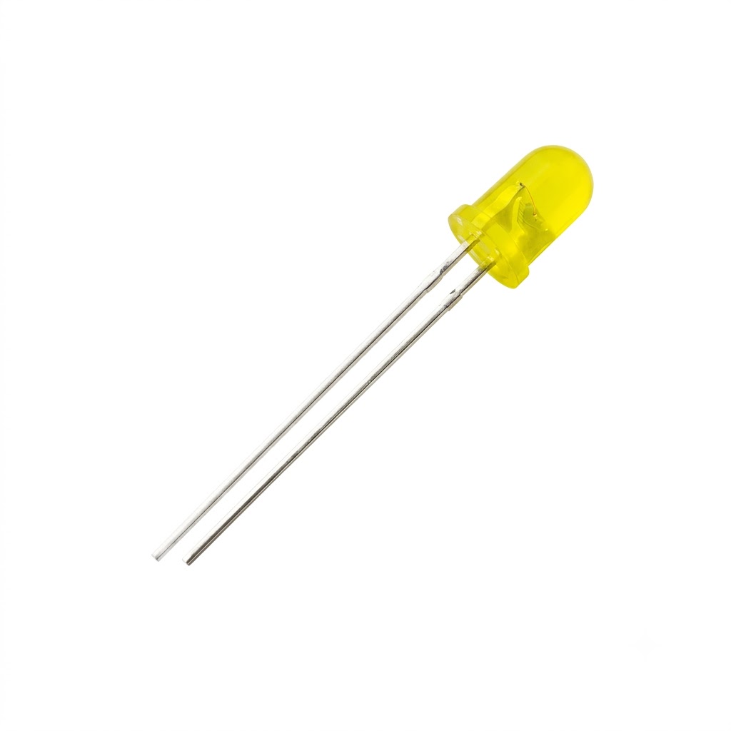 5mm Yellow LED - Diffused