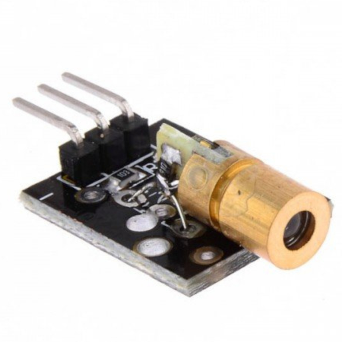 5V 650nm 5mW Red Dot Laser Module - ProSpec Grade Copper Diode for Arduino & Security