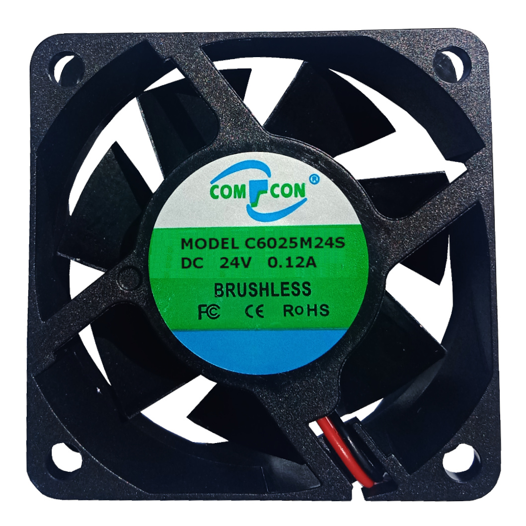 Axial Brushless Cooling Fan 6025 24V 