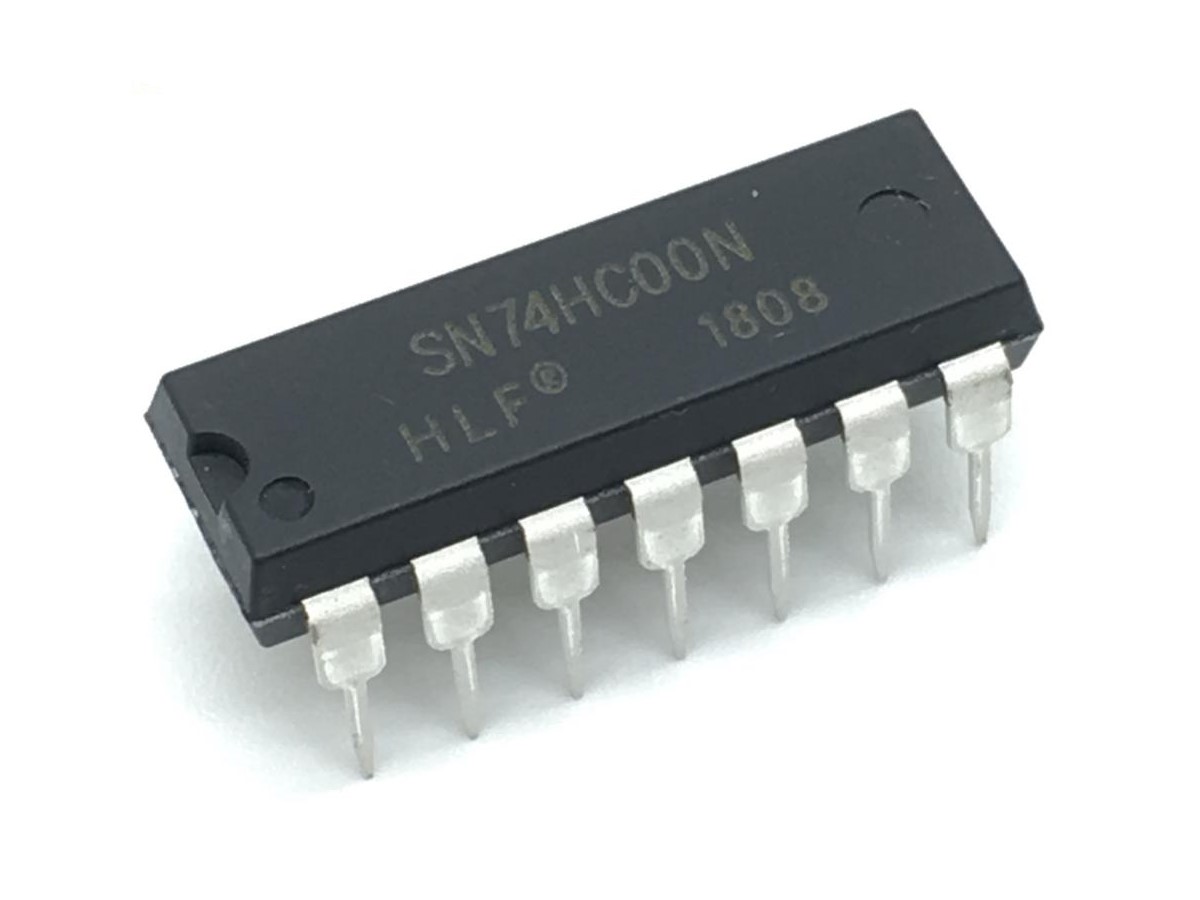 74HC00 Quad 2-Input NAND Gate IC DIP-14 Package 7400 IC