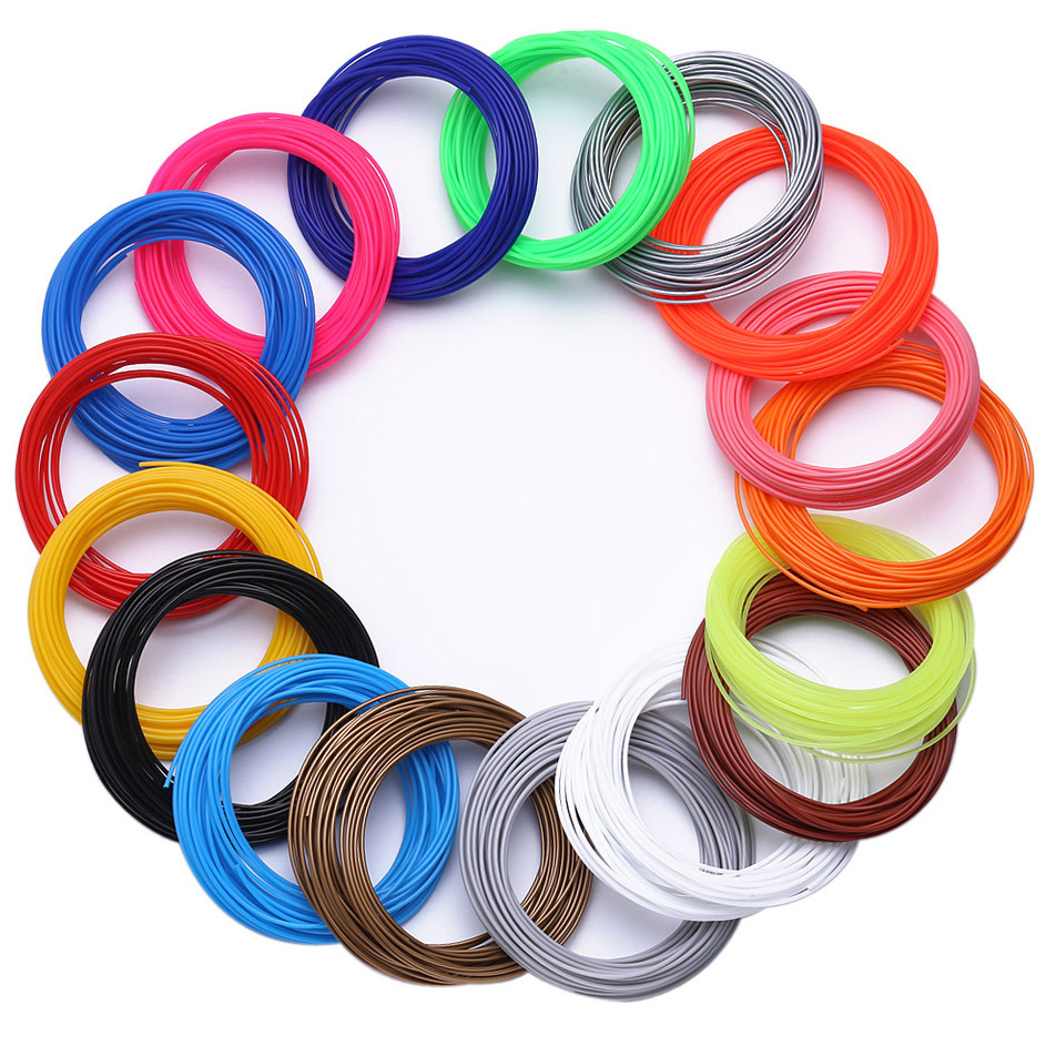 Assorted 3D Printer Filament 22 Colours 1.75mm ABS Material