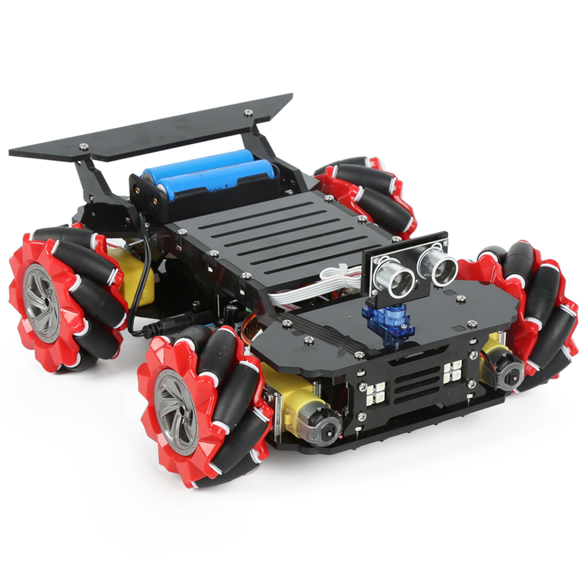 Crab Overlord 4 Mecanum Wheel Drive Robot Car Chassis Kit Arduino IDE Unassembled DIY