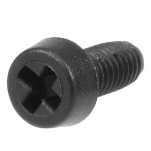 M2 x 5mm Black Nylon Pan Head Phillips Screw 