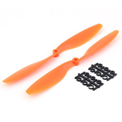 10 inch 10x4.5 Propellers Orange CW CCW 2pcs/bag 1045