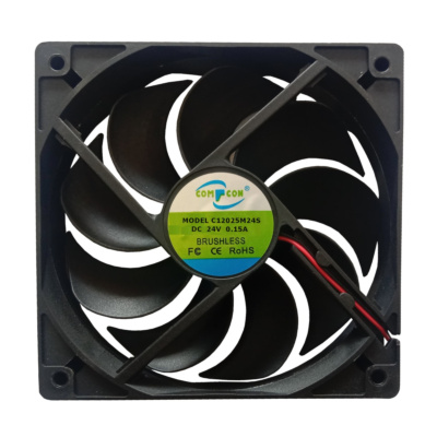 Axial Brushless Cooling Fan 12025 24V 