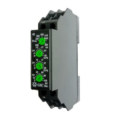  3 Phase Voltage Monitoring Relay Series MG21DH 1 C/O   GIC L&T SM175 208-480 VAC 