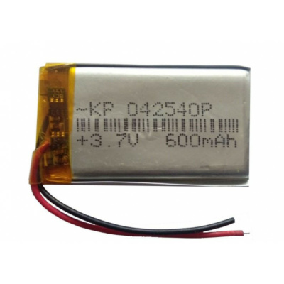 Lipo Rechargeable Battery  3.7V 600mAH KP-042540
