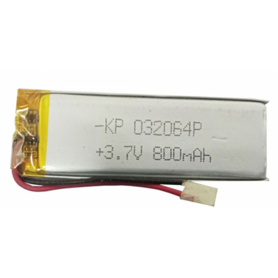 Lipo Rechargeable Battery  3.7V 800mAH KP-032064