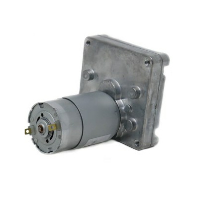 60 RPM 12V  High Torque Square Gearbox DC motor For DIY Robotics