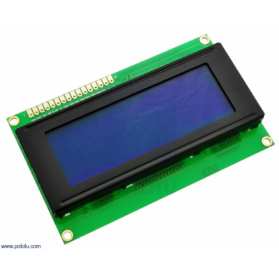 20 x 4 LCD with Blue Backlight