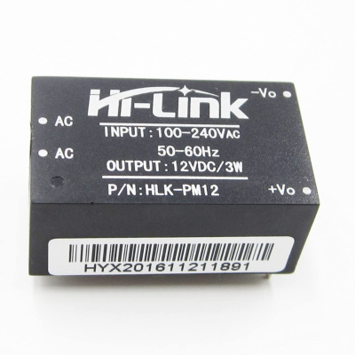 Hi Link HLK PM12 12V/3W AC to DC Switch Power Supply Module