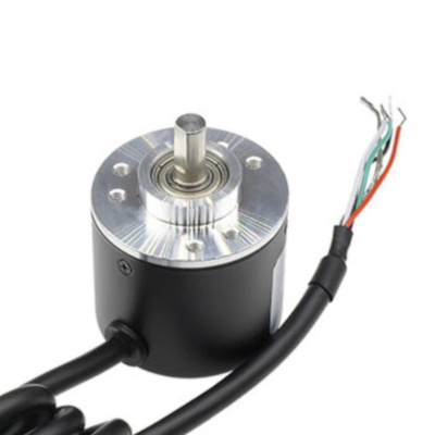 D6mm Solid Shaft 5-24 VDC 400 Pulses PNP Incremental Photoelectric Rotary Encoder