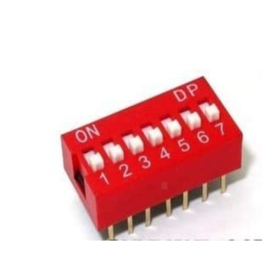 Dip Switch -7 Way, Vertical