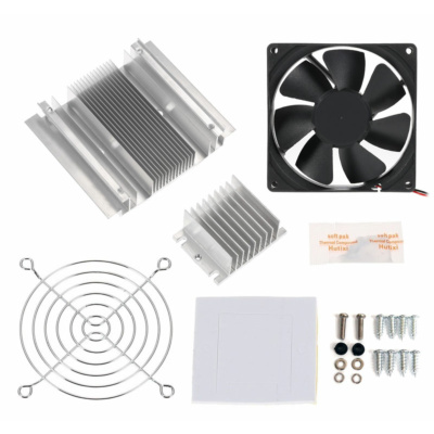 Thermoelectric Peltier Refrigeration Cooling System DIY Kit with Peltier Module 