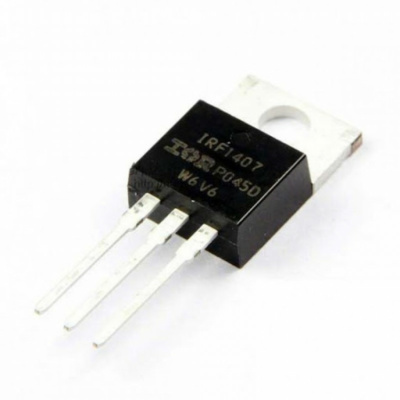 IRF1407 MOSFET  N-Channel HEXFET Power MOSFET TO-220 Package - 75V 130A