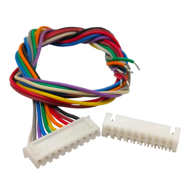 10-pin JST XH Polarised Connector 2.54mm pitch  Male & Female with Wire