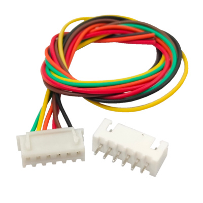 6-pin JST XH Polarised Connector 2.54mm pitch  Male & Female with Wire