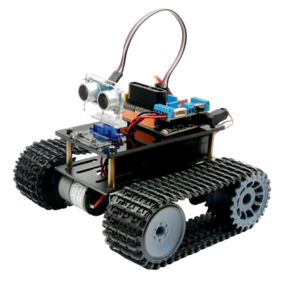 Mini Tank Smart Robot Car Chassis Arduino Programming IDE Unassembled DIY Kit