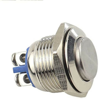 16mm Metal Bell Horn Push Button High Head