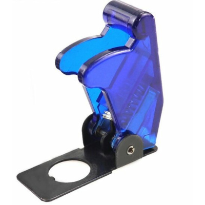 Toggle Switch Safety Cap - Transparent Blue