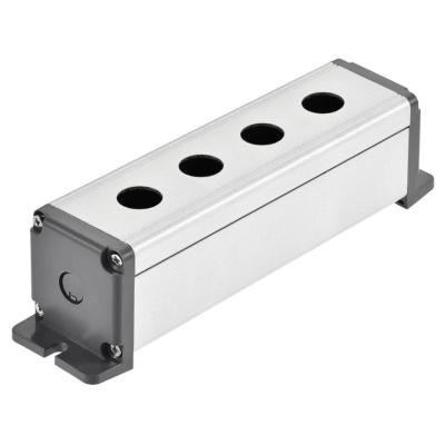 Promax 16mm 4-Hole Push Button Metal Switch Box Control Equipment Enclosure