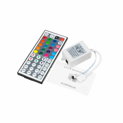 RGB IR Remote Controller for 5050 RGB LED Strip 44 Keys, 12V 