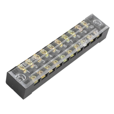 ProMax PTB-1510 Terminal Strip Barrier Block with Transparent Cover