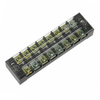 ProMax PTB-2508 Terminal Strip Barrier Block with Transparent Cover