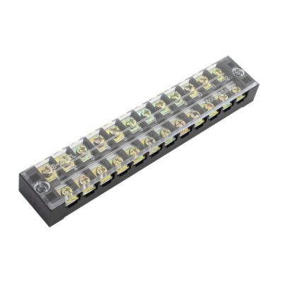 ProMax PTB-2512 Terminal Strip Barrier Block with Transparent Cover