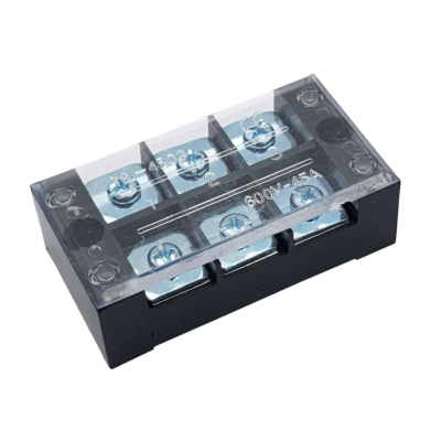 ProMax PTB-4503 Terminal Strip Barrier Block with Transparent Cover