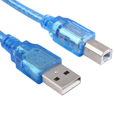 USB A to B Male Printer Cable 0.3m for Arduino Uno