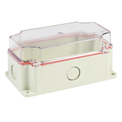 ProtechT WPE17T IP65 Waterproof Plastic Enclosure with Transparent Lid