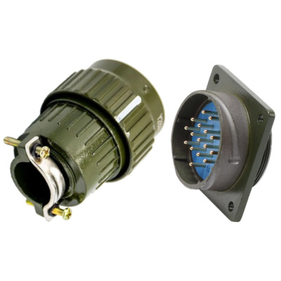 YP36 16 Pole 3A Panel Mount Aviation Connector Male Plug+Female Socket