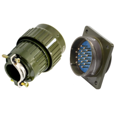 YP36 19 Pole 3A Panel Mount Aviation Connector Male Plug+Female Socket