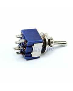 ProMax Toggle Switch 2 Position MTS-202   DPDT, ON-ON, 6Pin