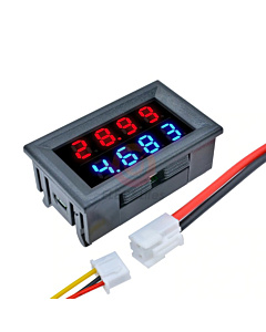  Mini Panel Voltmeter Ammeter Display 4 digit DC 0-100V 0.28"