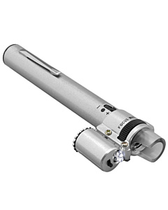 100X Pen Type Portable Adjustable Magnifier Microscope with LED