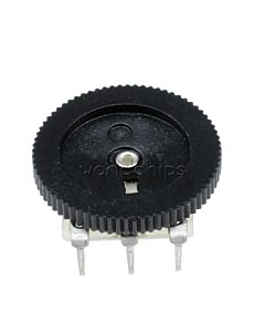 Round Dial Potentiometer 3 Pin 10K 16mm Thumbwheel