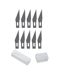 10pcs Sharp Replaceable Blades for Scalpel Knife Engraving Cutter Repair DIY Art