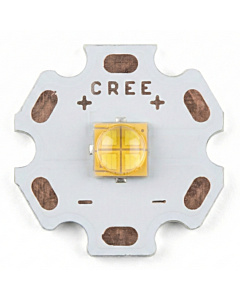 10W Dual-Wavelength UV LED Bead (365nm + 395nm) on 20mm Aluminum Star Base - White