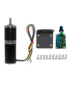 12V 10RPM 2838 Planetary Gear Brushless DC Motor With Controller and Bracket